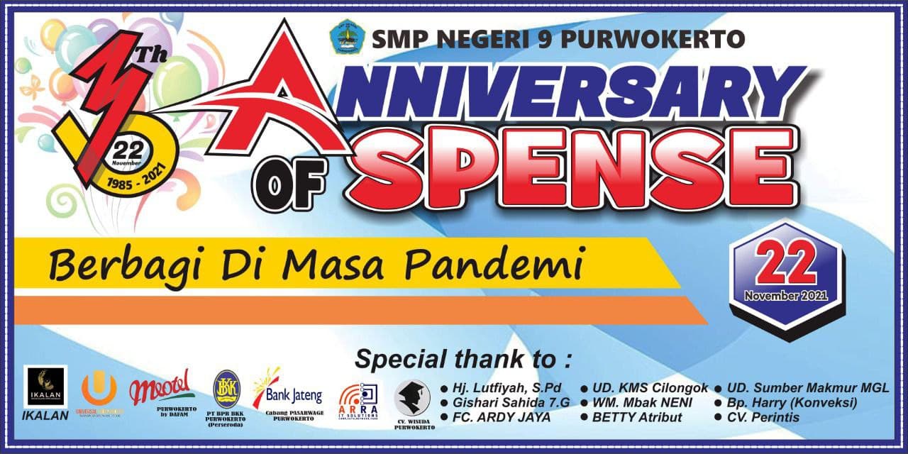PERAYAAN ULANG TAHUN SMPN 9 PURWOKERTO